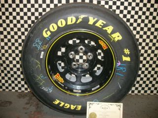 Dale Jarrett Homestead 11 03 NASCAR Race Used Tire Rim
