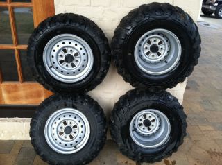 ATV 4 Tires and Rims 12x6 0 Front 11x7 5 Rear