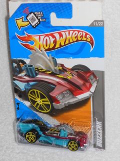 Hot Wheels 2012 HW Code Cars 12 11 22 Buzzerk Turquoise Red