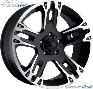 235 Maverick 8x165 1 8x6 5 12mm Black Machined Wheels Rims 18