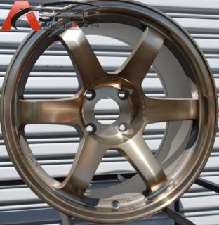 17x9 Rota Grid Wheels 5x114 3 Rim 25mm Sport Bronze S14