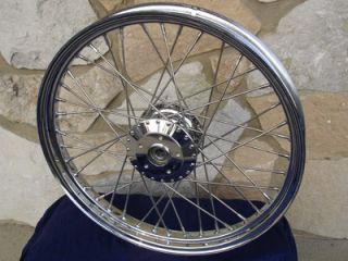 40 Spoke Narrow Glide Wheel 21x2 15 for Harley Dyna Sportster FXR 84