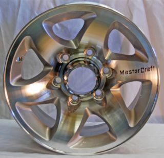 Mastercraft 15 Aluminum Trailer Wheels 6 Lug