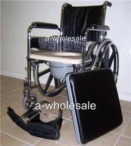Lightweight Folding Wheelchair w Large 23 Rear Wheels