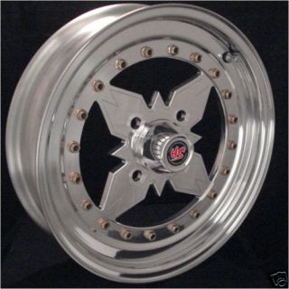 Holeshot Aluminum Front Drag Wheel 4 Lug Race 15 x 4