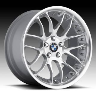 19 MRR GT7 Silver Rims Wheels BMW 525 528 530 540 M5