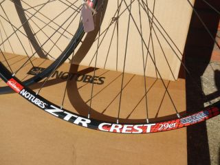 29R Stans Notubes ZTR Crest 29er Wheels Set QRs New in Box Free SHIP