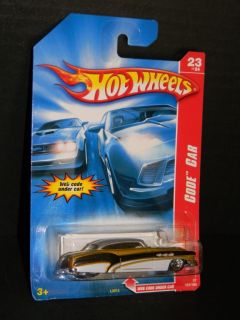 2007 Hot Wheels Code Car 23 of 24 So Fine Collector 107 Gold MOC