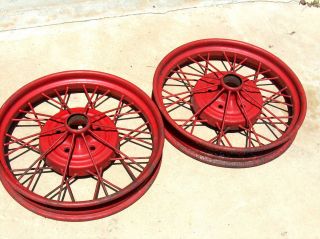 1928 29 Model A Ford 21 Wire Wheels 2