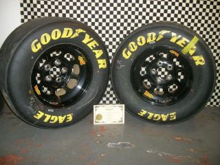 Kevin Harvick NASCAR Bristol 05 2 Used Tires Rims