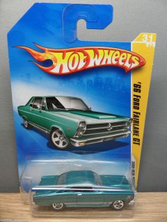 2009 Hot Wheels 1 64 New Models 1966 Ford Fairlane GT 427 31 Teal 5S
