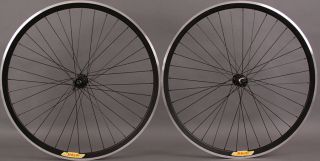  Shimano 105 36 Hole Velocity Deep V Black Road Bike Wheels Wheelset