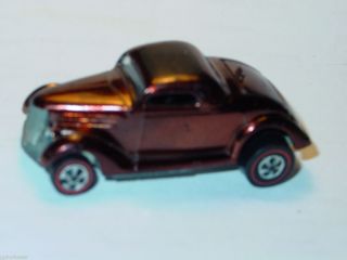 Hot Wheels Redline Classic 36 Ford Coupe Brown Spectraflame Nice