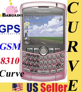New Rim Blackberry 8310 Curve Unlocked Phone at T Pink