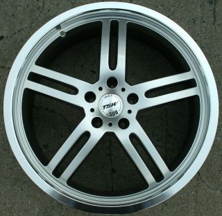Indy 500 20 Silver Rims Wheels Audi A4 A6 A5 A6 20 x 8 5 5H 40