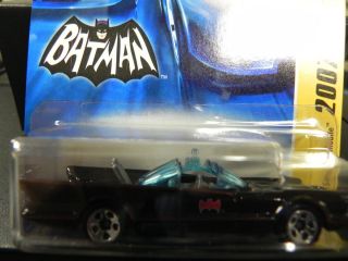 Batman Batmobile Mattel Hot Wheels Car Toy Collectible Bat 1960 s TV