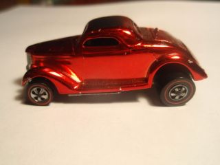 Mattel Hotwheels Redline Red Classic 36 Ford Coupe 1968 USA Excellent