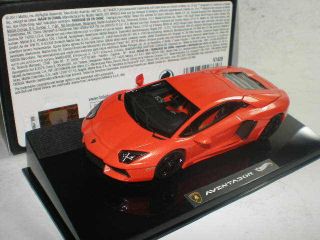 43 Hotwheels Lamborghini Aventador LP700 4 Orange