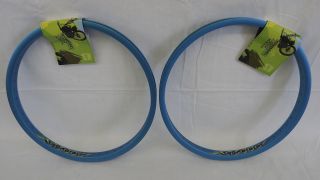 BMX Generator BMX Rims Hoops Wheels Wheel Set Blue 48 Hole Set