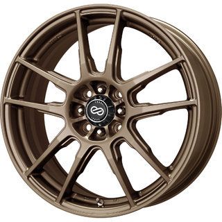 17 Enkei FLC 01 Bronze Rims Wheels 17x7 50 5x112 Jetta Passat Golf GTI