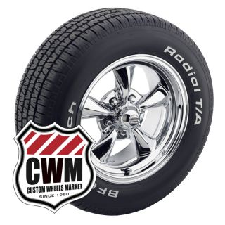 15x7 15x8 Chrome Wheels Tires 225 60R15 245 60R15 for Pontiac Firebird