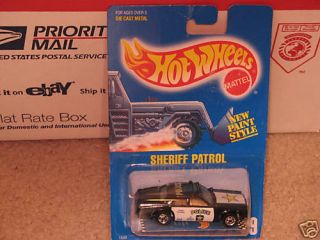 Hot Wheels 90 Sheriff Patrol Car 59