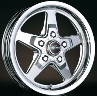 Race Star 17x4 5 92 Drag Star Wheels for 2005 2013 Mustang Polished 92