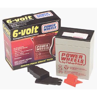 Power Wheels 6 Volt Rechargeable Replacement Battery