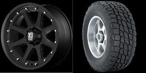 20 inch Wheels Rims Tires Black Chevy GMC Tahoe Yukon