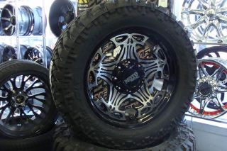 20 Moto Metal 909 Skull wheels 305 55 20 33 Nitto Trail Grappler Tires