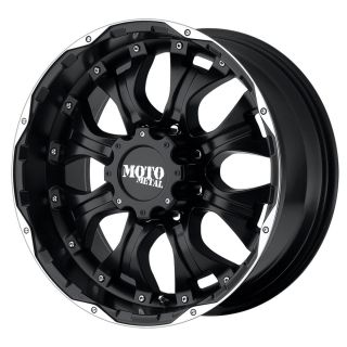 18 inch Black wheels rim MOTO METAL 959 Chevy Gmc Dodge 2500 3500 8