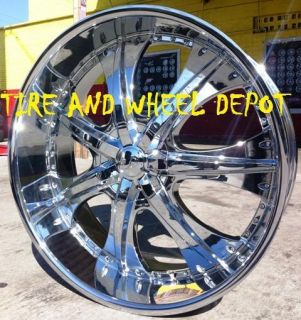 22 inch U235 C Rims and Tires Cadillac STS DTS DHS cts Infinity Altima
