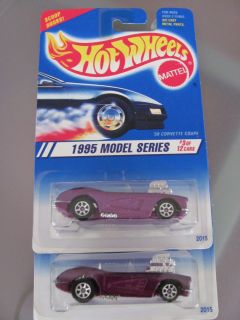 Hot Wheels 1995 58 Corvette Coupe Purple Color Varia