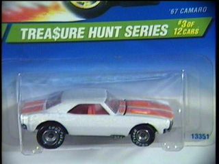 Hotwheels 1995 Treasure Hunt 67 Camaro Original Mint