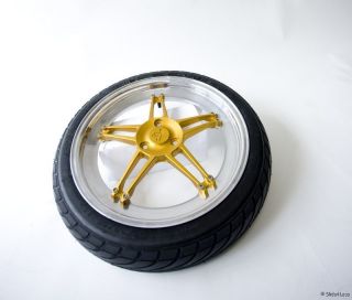 Segway Custom Gold Anodized Rims with IRC Tire Tube