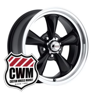 Black Wheels Rims 5x4 75 Lug Pattern for Chevy El Camino 66 81