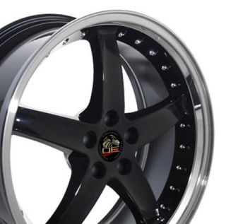 20 Black Cobra R Style Wheels Deep Dish Lip Fits Mustang® GT 94 04