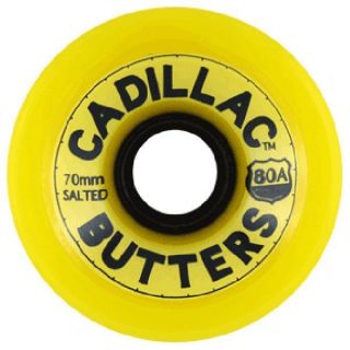 Cadillac Butters Skateboard Wheels 70mm 80A Yellow