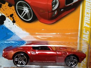 2012 Hot Wheels 73 Pontiac Firebird Trans Am Red