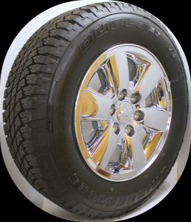  Silverado Z71 Tahoe Suburban Chrome 18 Wheels Rims Bridgestone Tires