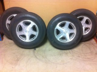 GMC Envoy 16 Aluminum Wheels Rims Tires Goodyear 235 75 16