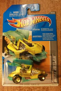 Hot Wheels 2012 HW Code Cars 7 22 Dirty Outlaw Yellow