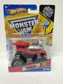 Hot Wheels Monster Jam Monster Truck Train Derailed 80/80 w/ Monster