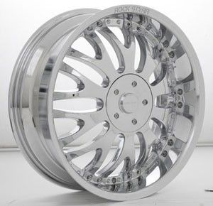 20 inch Rims and Tires Wheels Package Black Chrome 525