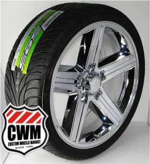 20x8 Iroc Z Chrome Wheels Rims 5x4 75 Tires 245 35ZR20 for Chevy 82 92