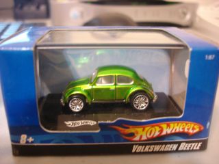 RARE 2007 Hot Wheels 1 87 Green Volkswagen Beetle 2012