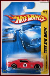 2008 Hot Wheels 027 Ford Mustang Fastback Red