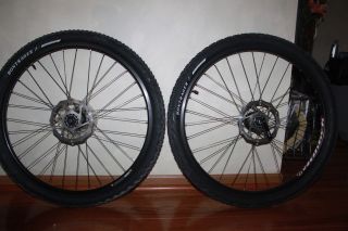 Bontrager Ranger Wheel Set with Tires and Disc Rotor