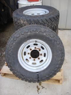Ford Superduty 99 04 F250 F350 Excursion Rims and Tires 265 75 16