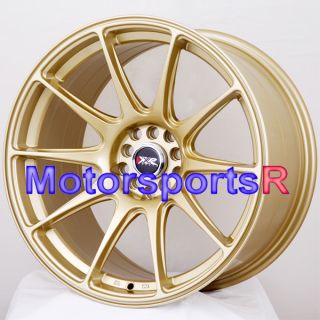 18 XXR 527 Gold Concave Rims Staggered Wheels 5x4 5 99 04 Ford Mustang